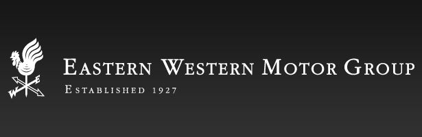Eastern Western Motor Group black and white rectangular logo