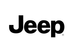 Jeep car manufacturer black logo